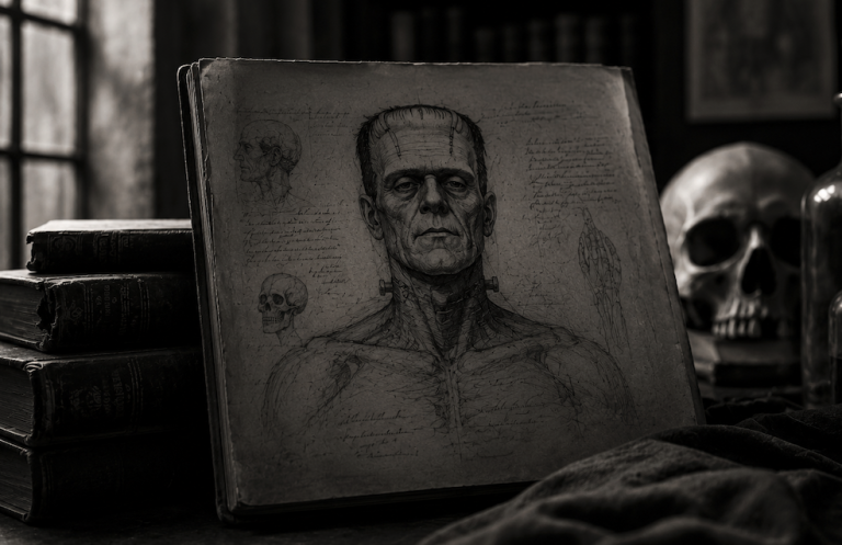 Dibujo de Frankenstein